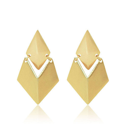 Bold Geometric Shape Earrings