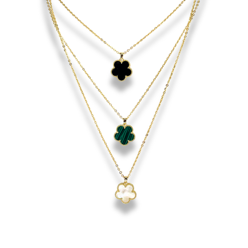 Adeline Pendant Necklace: Malachite Green