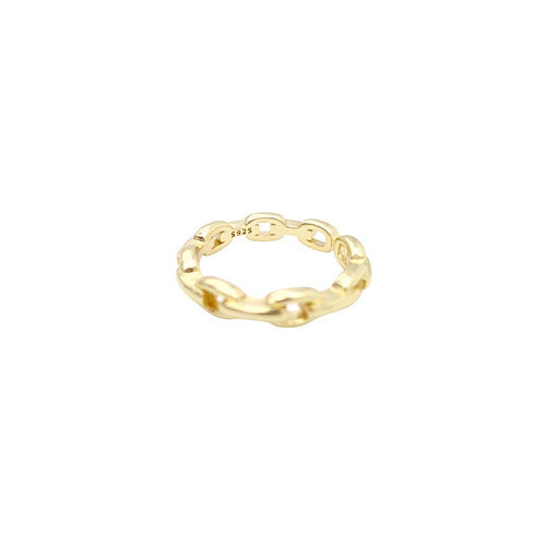 Chain Link Small Ring - Racquesh