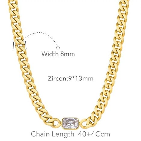 Inna Cuban Link Chain - Racquesh