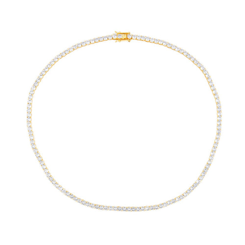 Karla Tennis Necklace: Gold / 18" - Racquesh