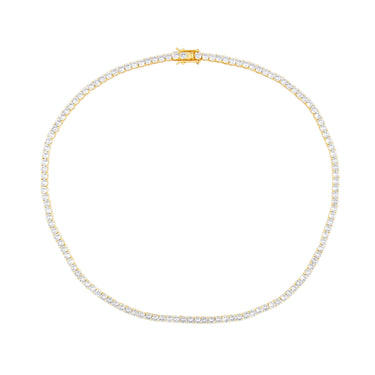 Karla Tennis Necklace: Gold / 18" - Racquesh