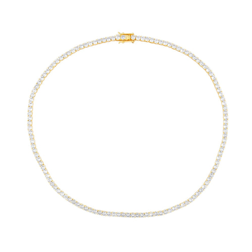 Karla Tennis Necklace: Gold / 18" - Racquesh