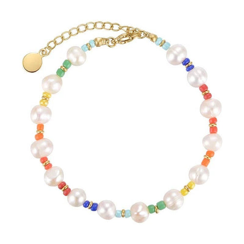 Malibu Rainbow Pearl Bracelet - Racquesh