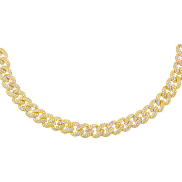 Pavé Chain Link Choker - Racquesh