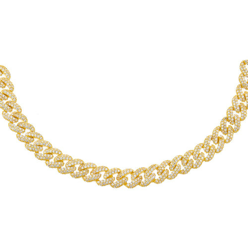 Pavé Chain Link Choker - Racquesh