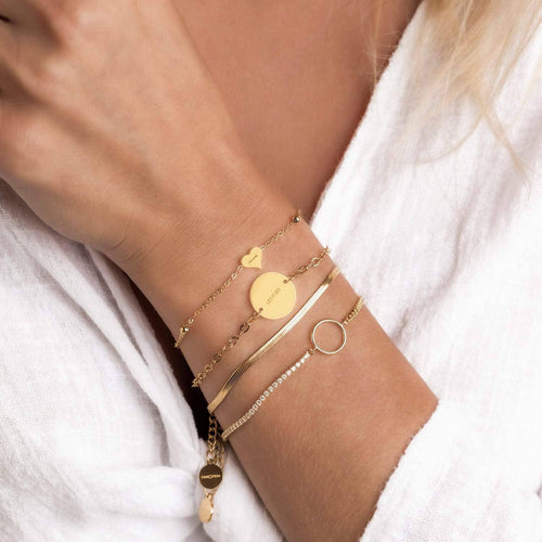 YOU & ME' heart bracelet - Racquesh