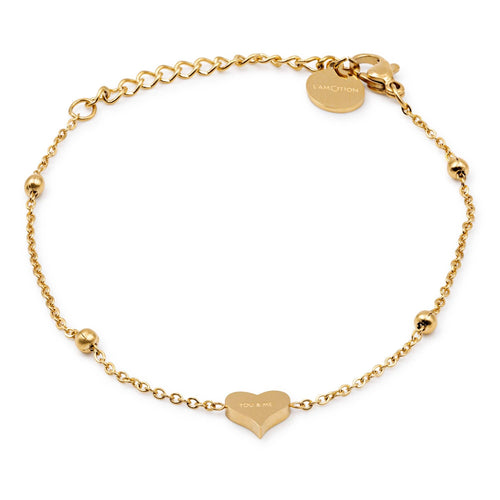 YOU & ME' heart bracelet - Racquesh